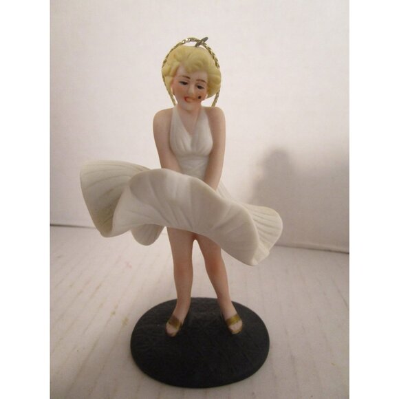 Royal Orleans Marilyn Monroe White Dress Seven Year Itch 3.5” Porcelain Ornament - Picture 1 of 6